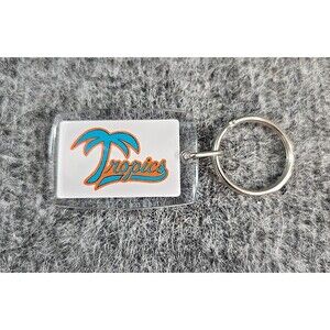 West Palm Beach Tropics Keychain Vintage Senior League Baseball